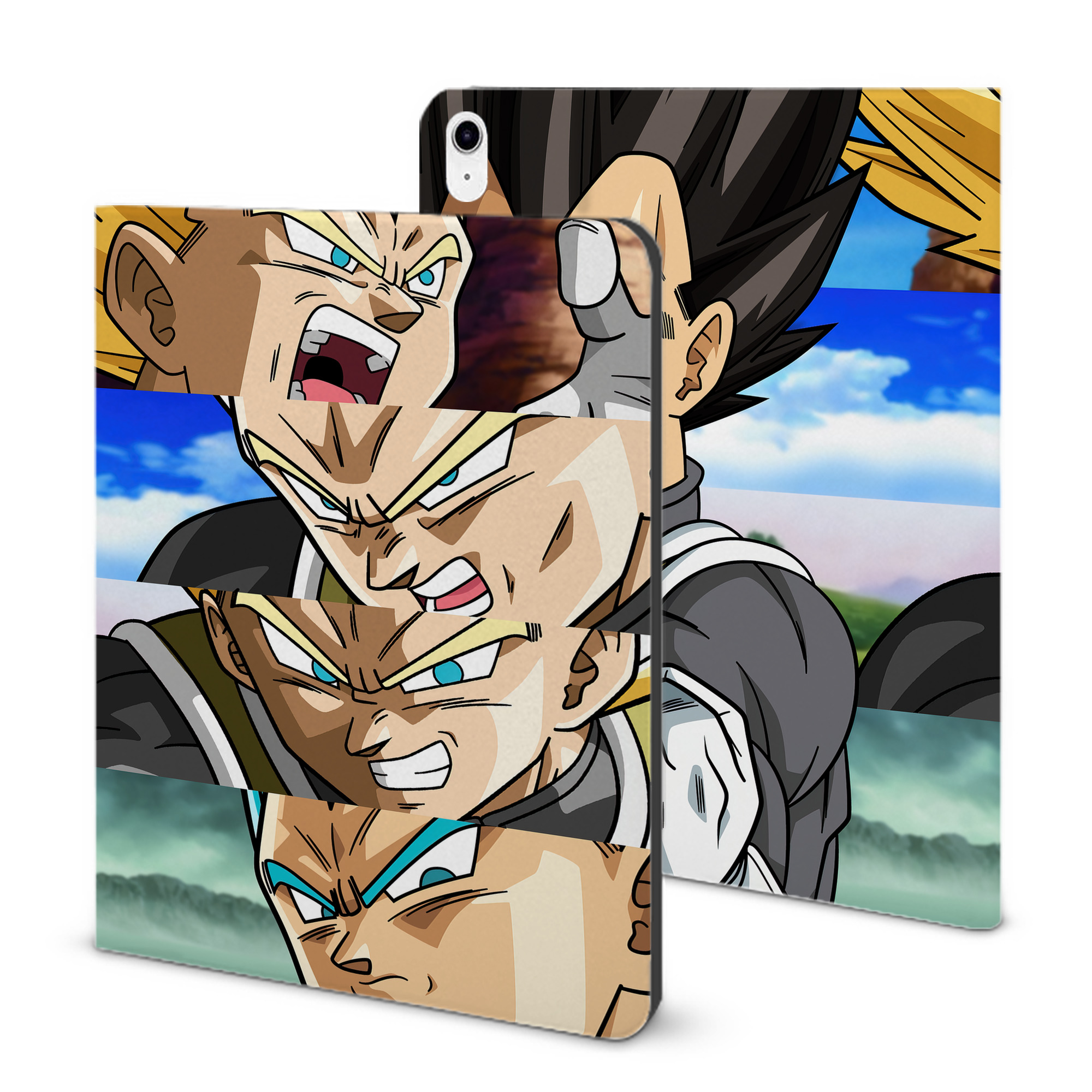 （画像用） ドラゴンボール DRAGON BALL IPad ケース ブック型 PUレザー TPU 耐衝撃 軽量 薄型 ペン収納なし 全面保護 IPad 各モデル対応